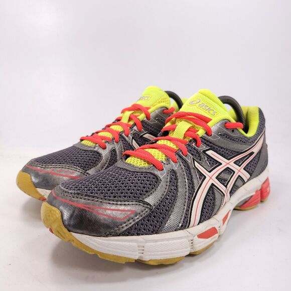 Asics Gel-Exalt Athletic Lace Up Running Shoes Womens Size 10 T379Q Gray Red - Picture 1 of 10